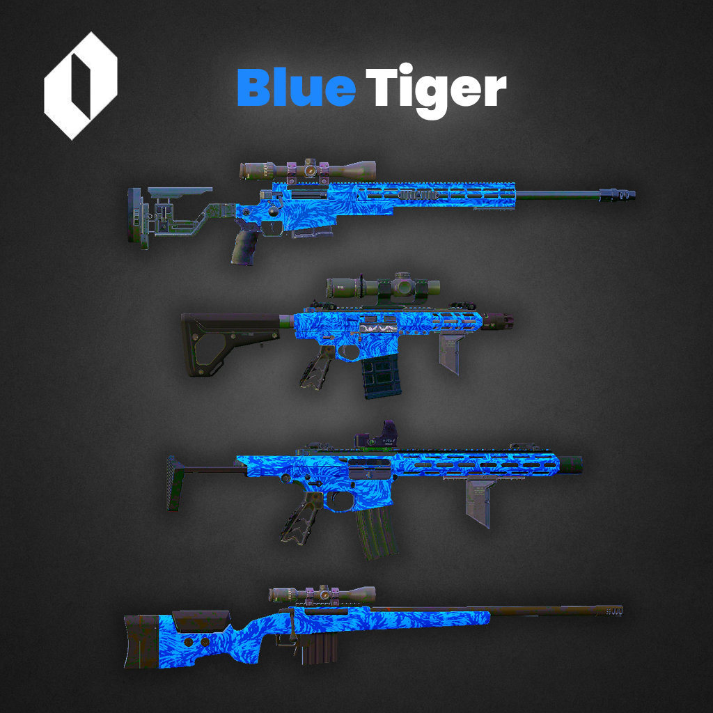 Blue Tiger Camo Package