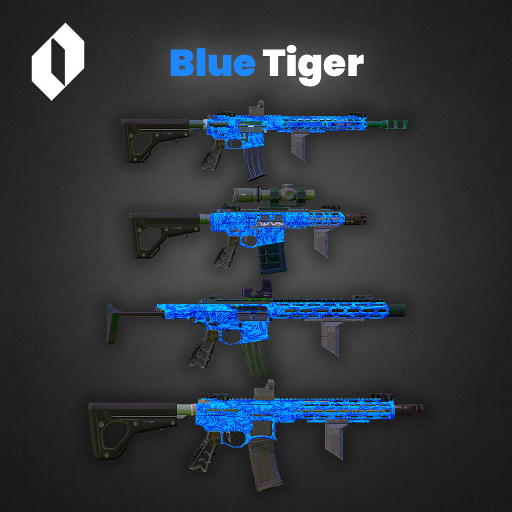 Blue Tiger Camo Package