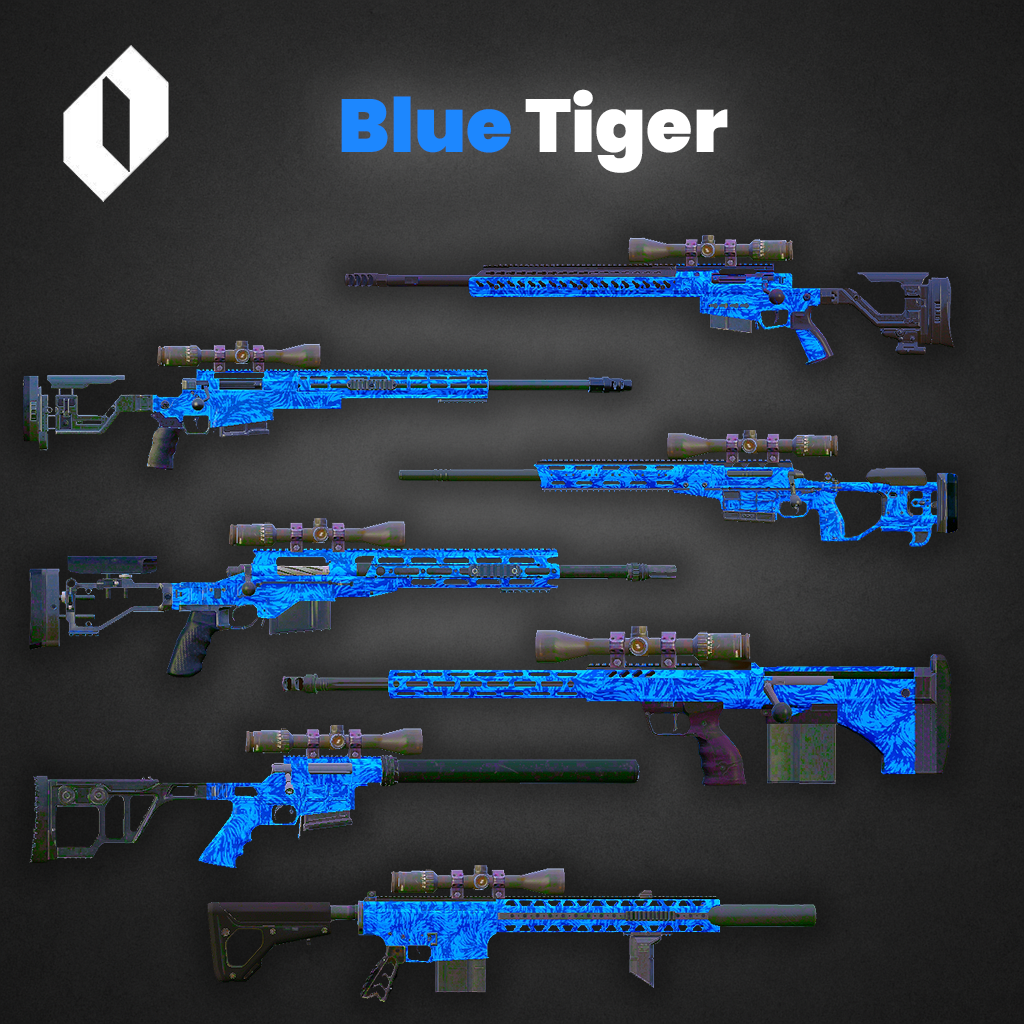 Blue Tiger Camo Package
